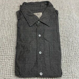 Mens PD&C Paper Denim & Company Button Up S/S Casual Shirt Size Med GUC #0395